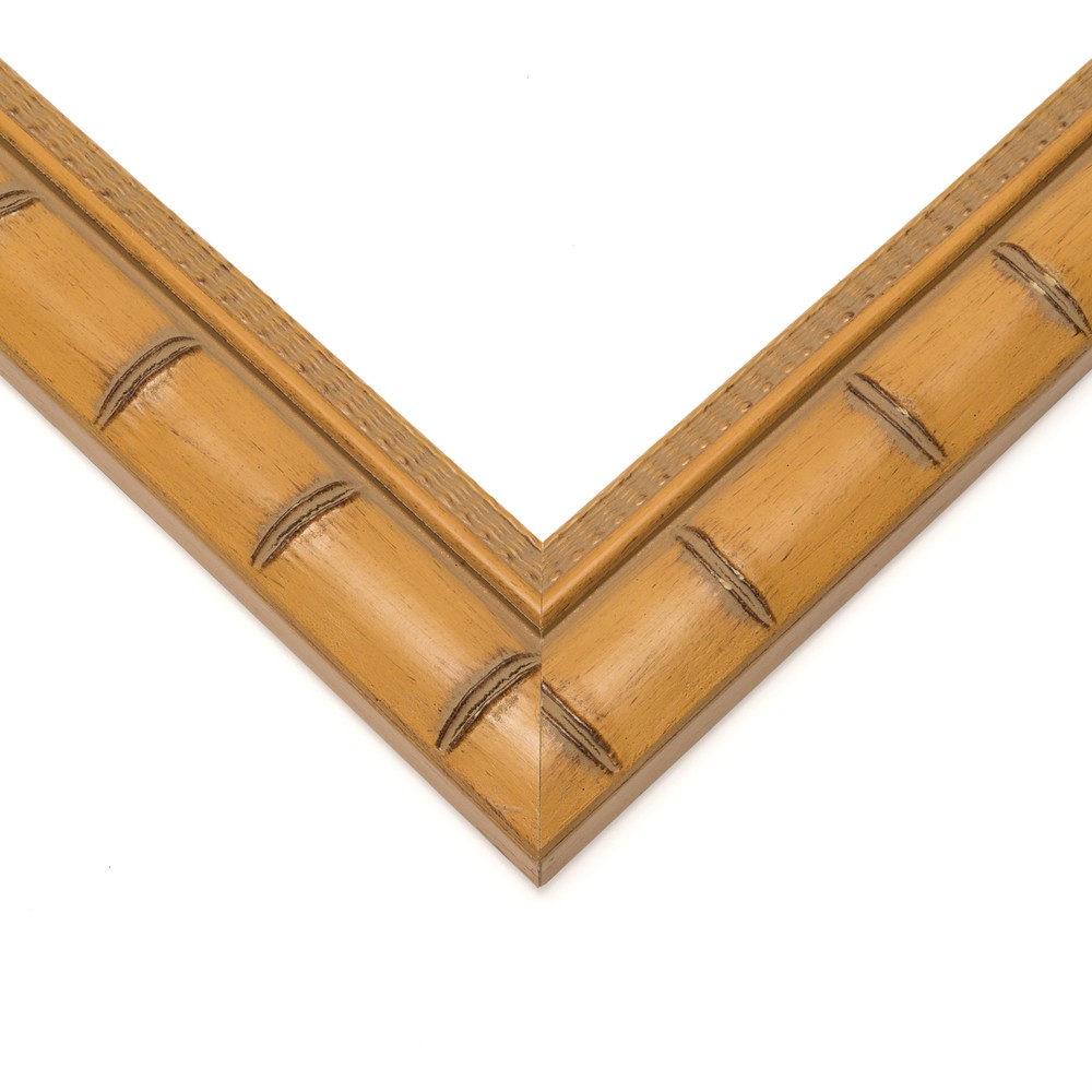14x16 Light Brown Bamboo Real Wood Picture Frame Width 1.5 inches | Interior Fra