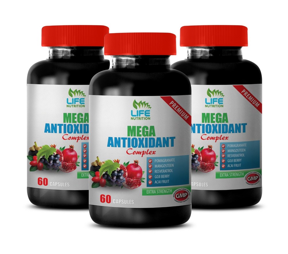 heart health supplement - MEGA ANTIOXIDANT COMPLEX - acai berry - pomegranate 3B