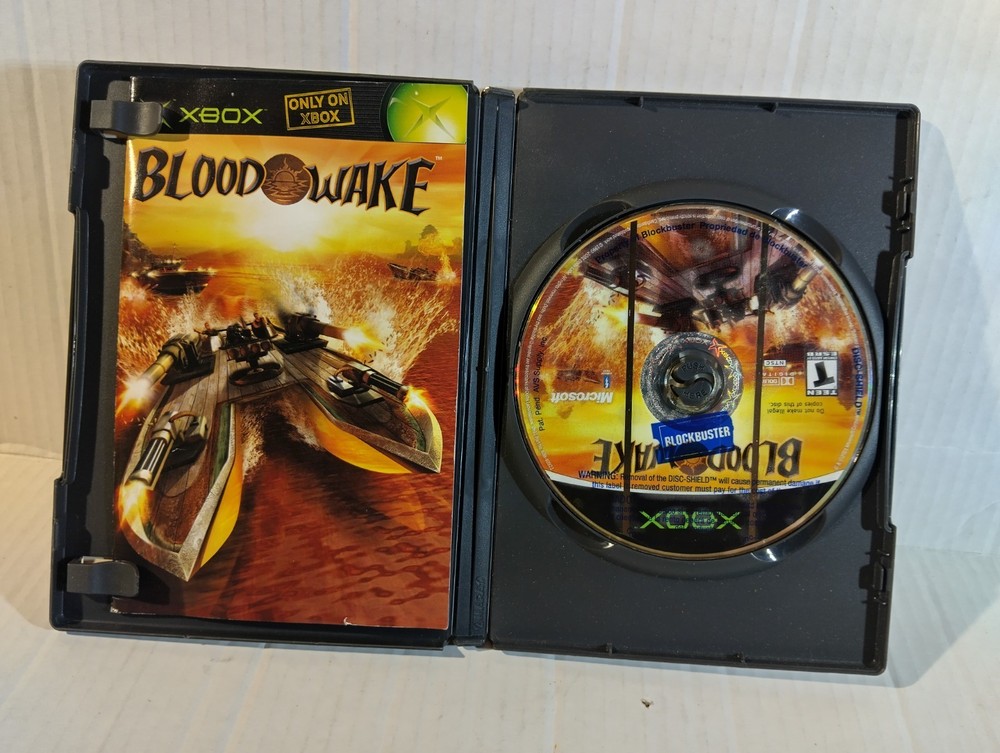 Xbox - Blood Wake - Complete/CIB -  Tested. Blockbuster Copy