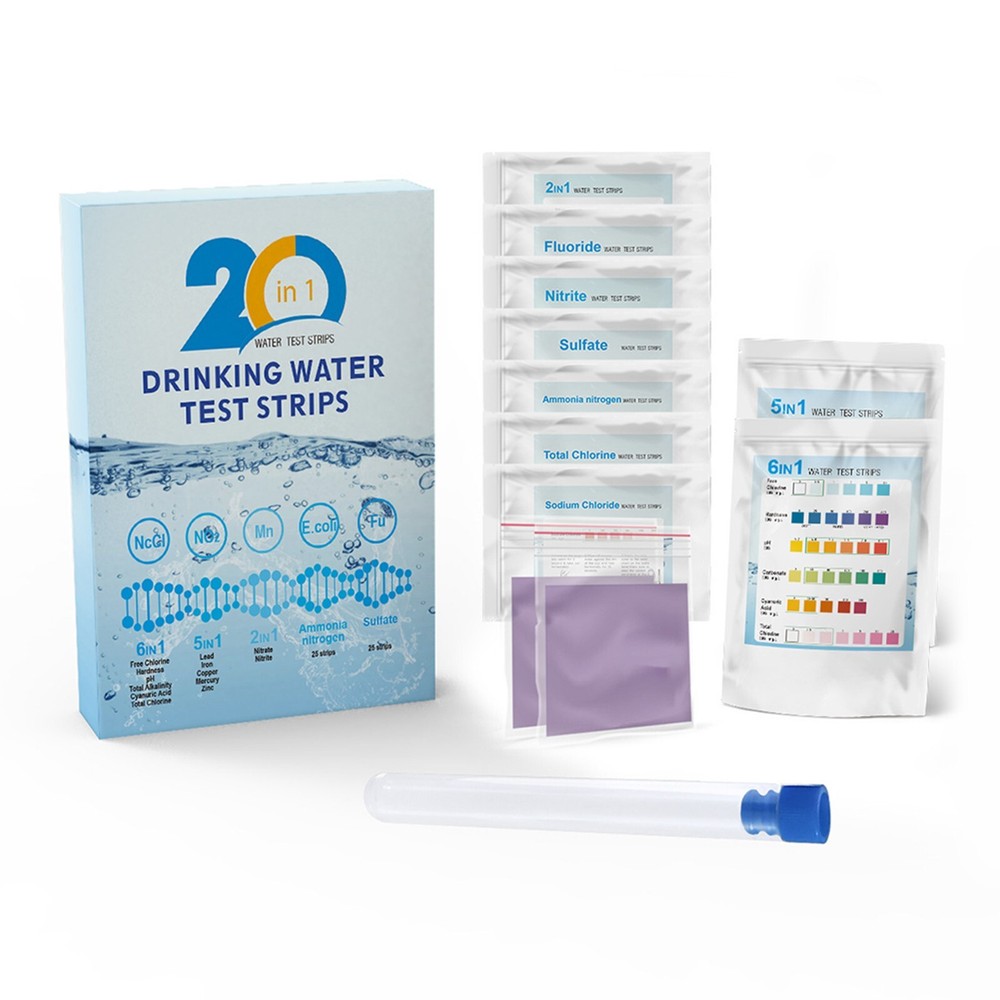 Accurate Results in Seconds with 20 in 1 Water Testing Kit Easy to Use-image