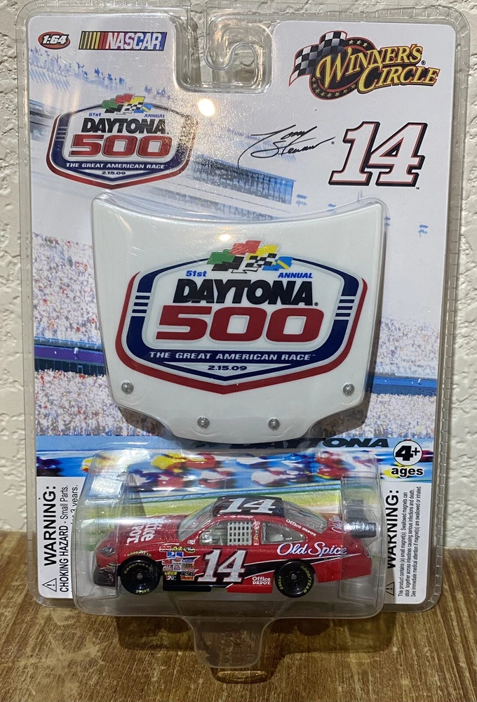 #20 Tony Stewart Office DEPOT 2009 51st Daytona 500 Hood Winners Circle 1 64