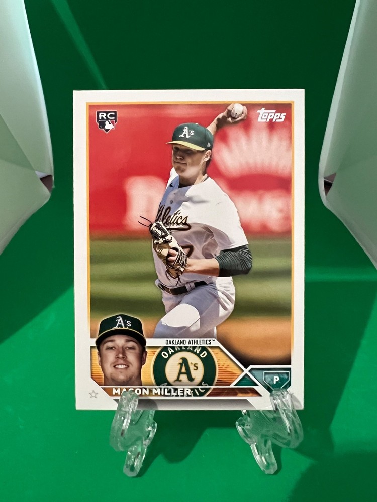 2023 Topps Mason Miller Oakland Athletics RC Rookie Lot - Base/Debut/Throwback