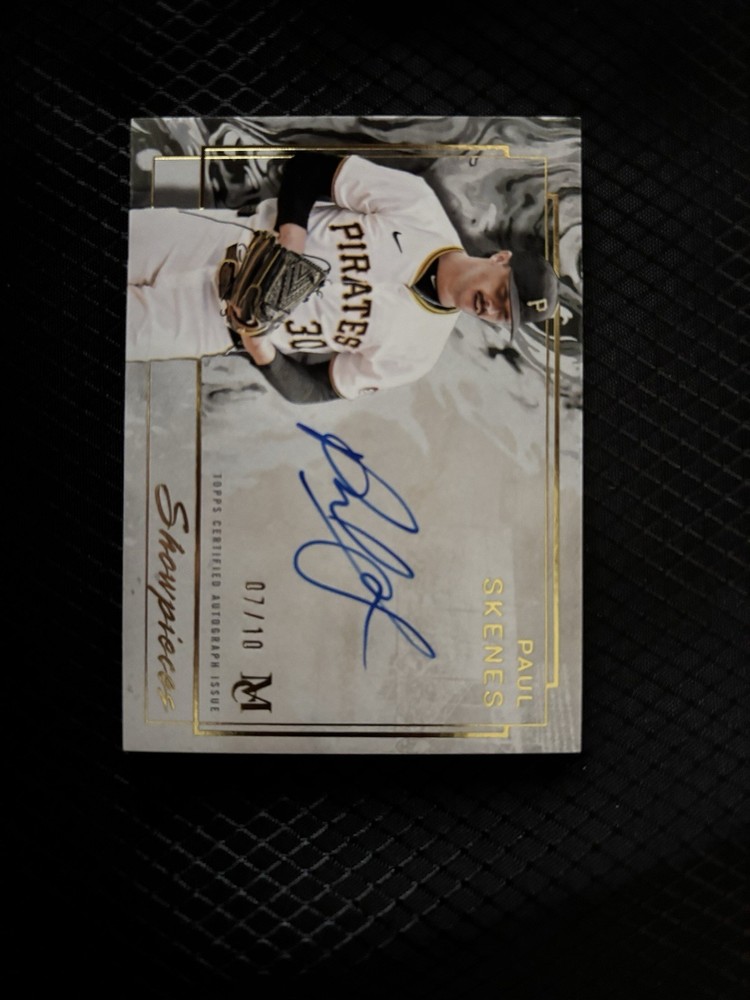 2025 Topps Museum Collection Paul Skenes Showpieces On-card Auto /10