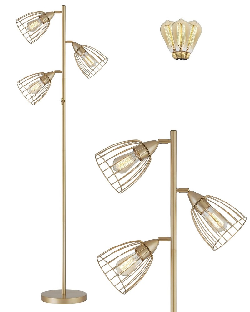 Industrial Floor Lamp for Living Room Bright Lighting Tall Stand Up Lamp Farm...
