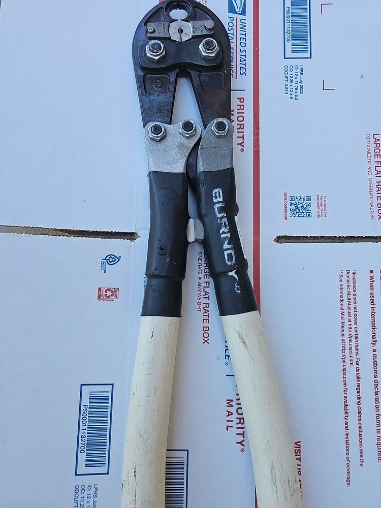 Burndy MD6-8 Hytool Hand Operated Compression Crimping Tool Crimper