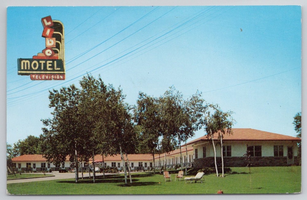 Lido Motel West Hill Ontario Canada Vintage Chrome Postcard Toronto Area