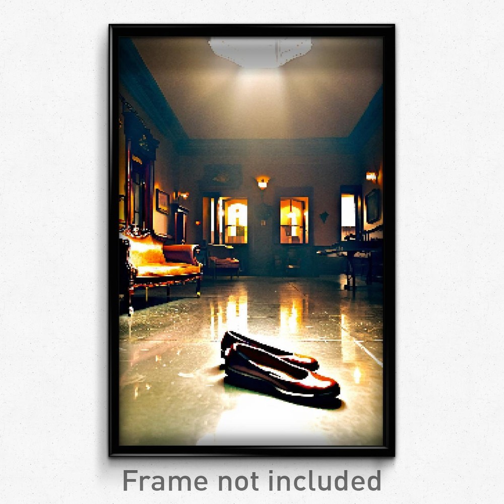 Pixel Art Poster - Antique Flats (8 Bit Psychedelic Trippy Video Game Print)