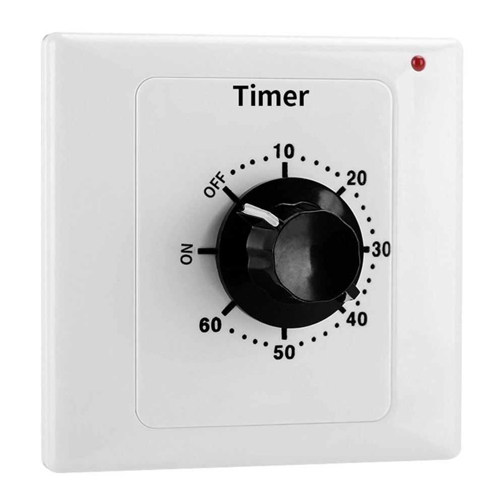 Timer Switch for Water Heaters Fans & More High Accuracy & LED Indicator