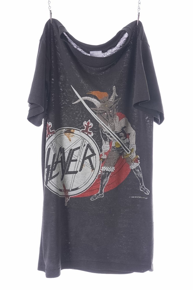 Vintage 1986 Slayer ‘Haunting Of The Chapel’ T-Shirt Size M