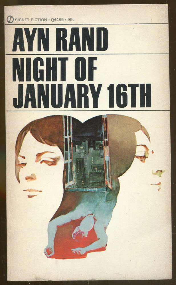 Night of January 16th by Ayn Rand-Signet Paperback First Printing-1971