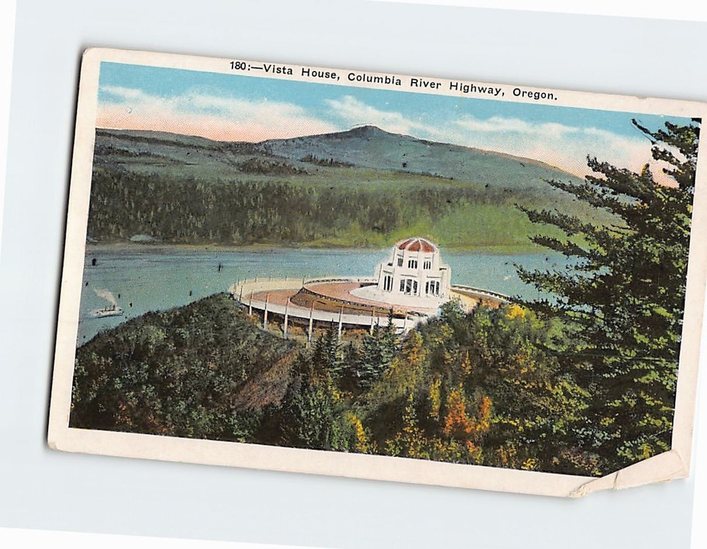 Postcard Vista House Columbia River Highway Oregon USA