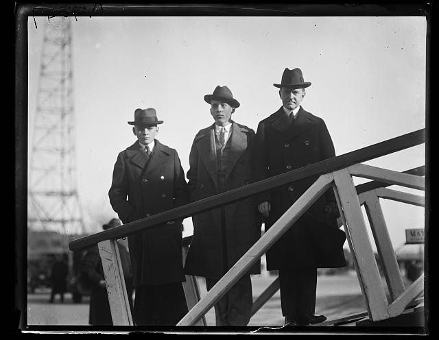 Photo:Calvin Coolidge and sons