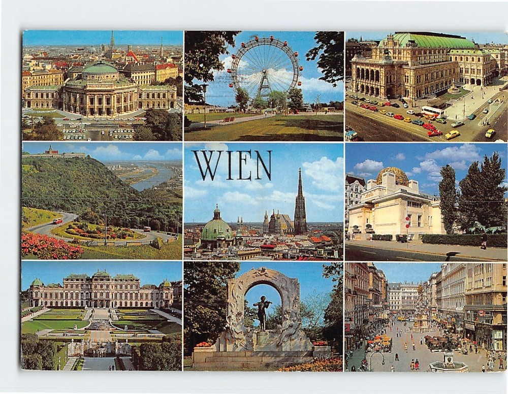 Postcard Scenes & Views Vienna Austria