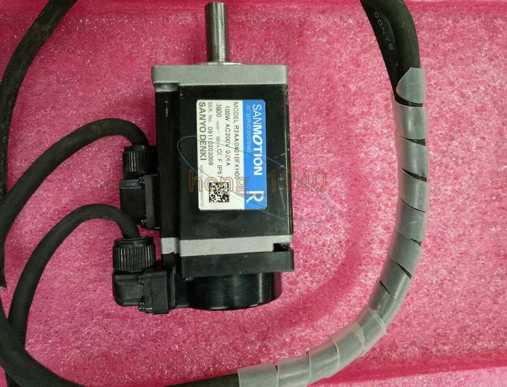 ONE USED SANYO DENKI R2AA04010FXH00 Servo Motor
