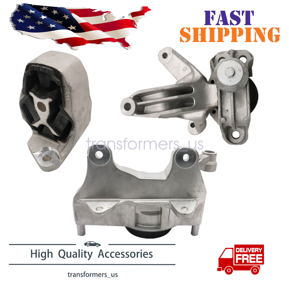 New 3Pcs Engine Motor Mount FOR Nissan Rogue 1.5L 2021 2022 2023 2024