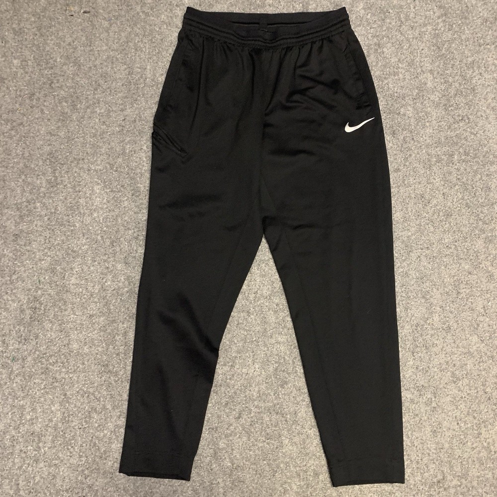 Nike Track pants Adult Size XL Swoosh Relaxed Joggers Mens Pants Black