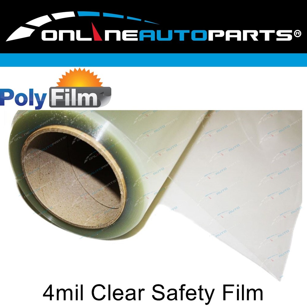 Safety Window Glass Film 88% Clear Security 76cm x 30m Shatter & Scratch Proof