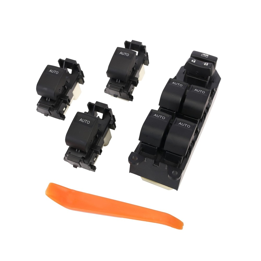 Blue LED Lighted Master Power Window Switch, for Toyota Tundra 2007-2021, Swi...