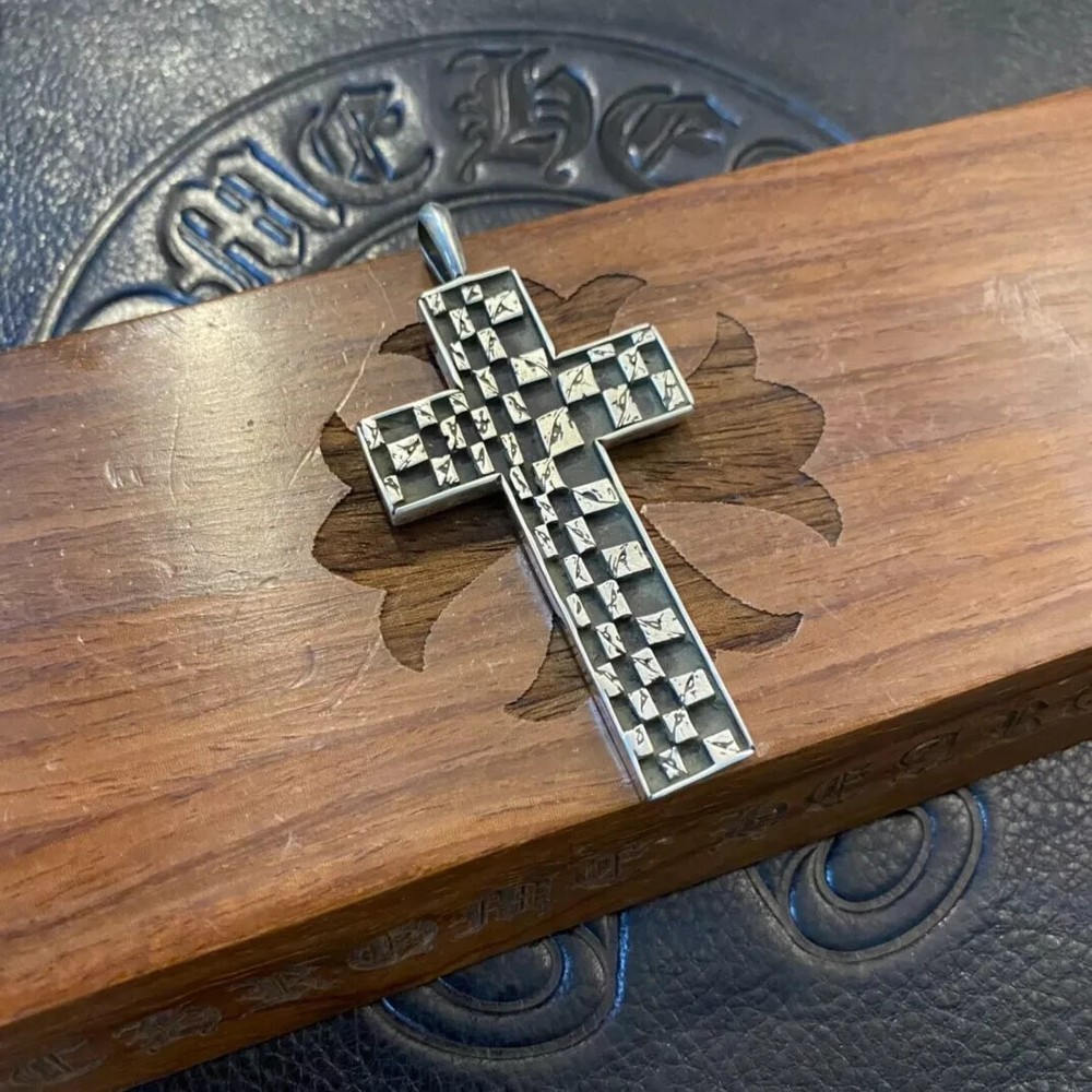 Chrome Hearts Cross Devil's Eye Pendant