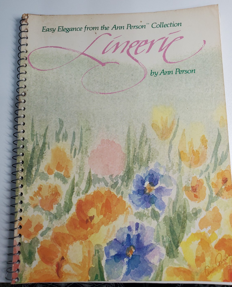 Lingerie book by Ann Person