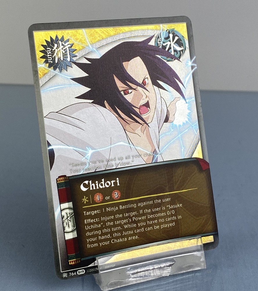 Naruto CCG TCG Chidori Jutsu Foil #764 Authentic Rare Collectible Card