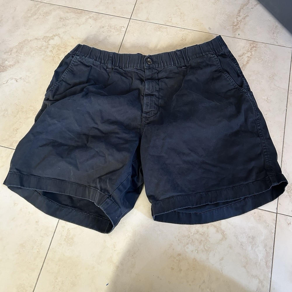 Bear Bottom Mens Size XL Stretch Chino Shorts Elastic Waist 7”