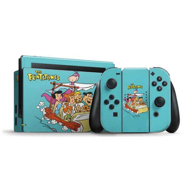 The Flintstones Nintendo Switch Bundle Skin - The Flintstones and Rubbles