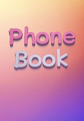 PhoneBook: A5 Telephone Books With Alphabet Index : Name And Number Phone Book G