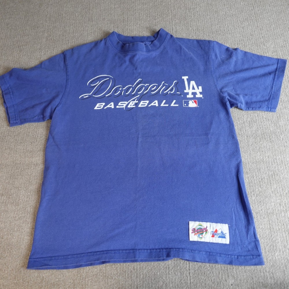 Vintage Los Angeles Dodgers Mans Shirt Large Majestic