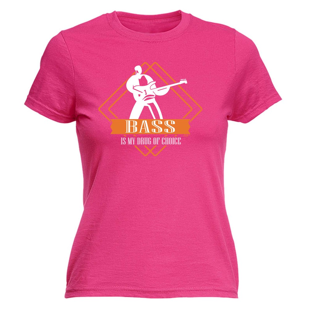 Bass Guitar Is My Choice Music - Womens T Shirt Funny T-Shirt Gift Novelty