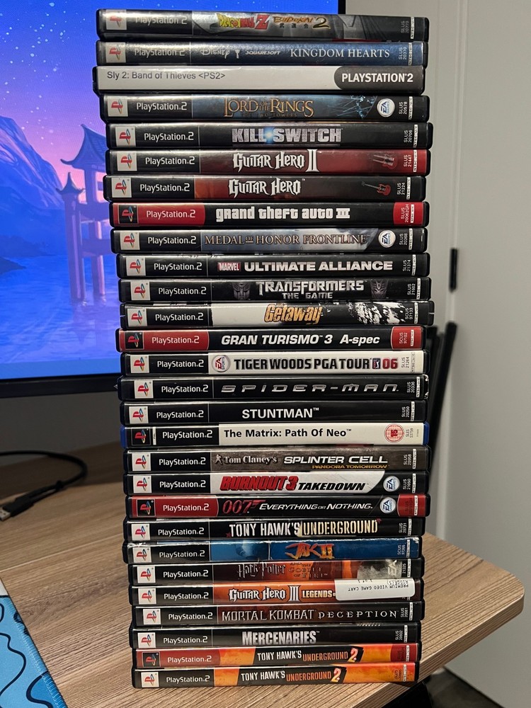 PS2 Lot of 31 Games Most CIB - All Tested & Working PlayStation 2