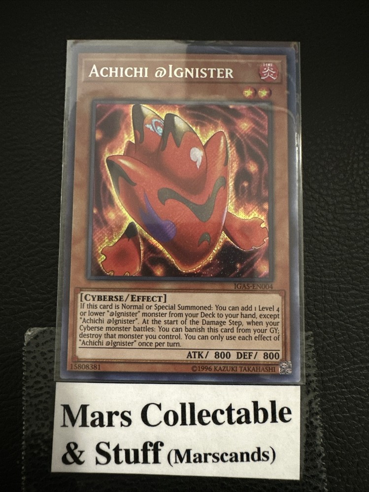 Yugioh Achichi @Ignister IGAS-EN004 Secret Rare NM-image
