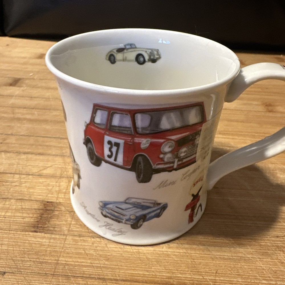 Dunoon  Classic Cars Collection Bone China Mug by Richard Partis