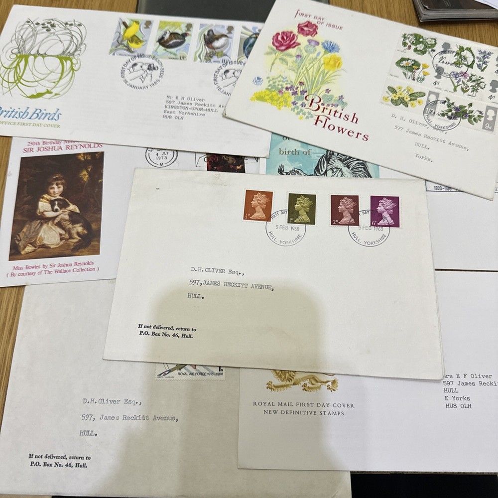 First Day Covers-Bundle Of 8-1960’s To 1980’s