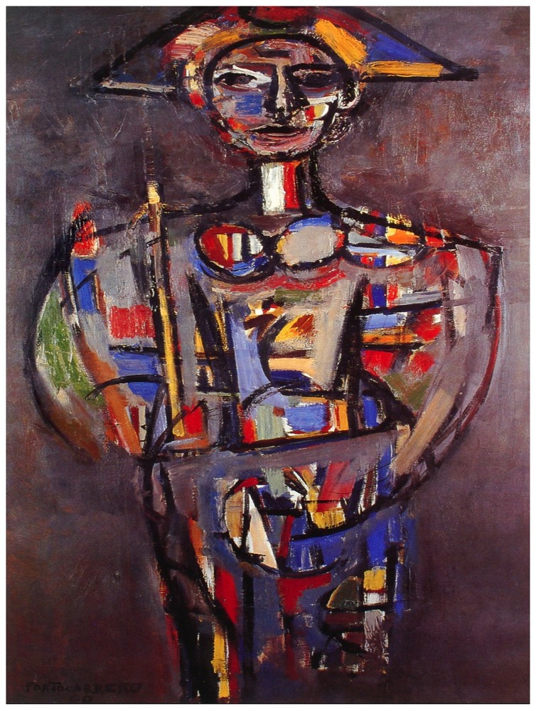 Decor Poster. Fine Graphic decorative  Art. Flag man Colorful Wall Design 1350