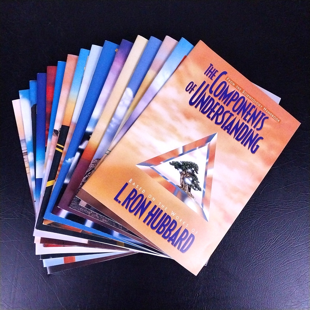 Lot Of 16 Booklets From the Scientology Handbook L. Ron Hubbard 2001 Paperback