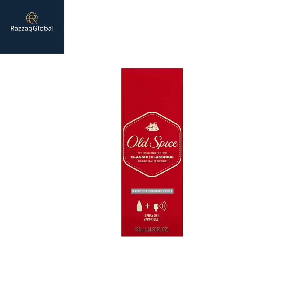 Old Spice Classic Scent Cologne For Men, 4.25 fl oz