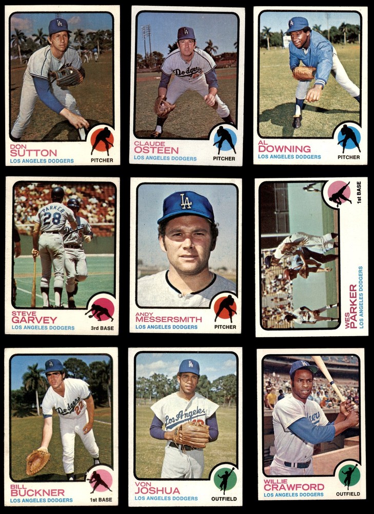 1973 Topps Los Angeles Dodgers Near Team Set 6 - EX/MT 7168557 (16 / 27 cards)
