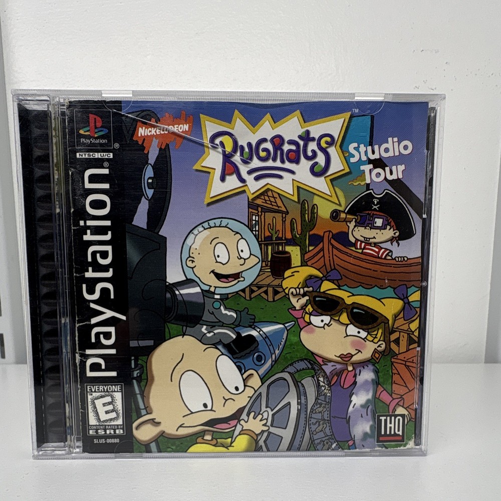 Rugrats Studio Tour (Sony PlayStation 1 PS1, 1999) read description