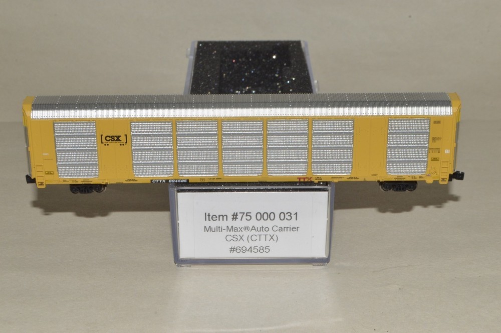 Z scale Atlas Multi-Max auto carrier autorack car TTX CSX Transportation 694585