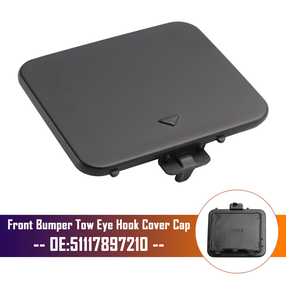 Front Bumper Tow Eye Hook Cover Cap for BMW E60 5 Seires Saloon M Sport 2003-10