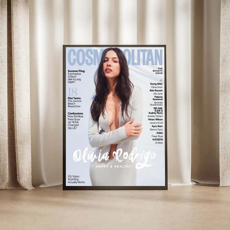 Olivia Rodrigo – USA Cosmopolitan Magazine Poster
