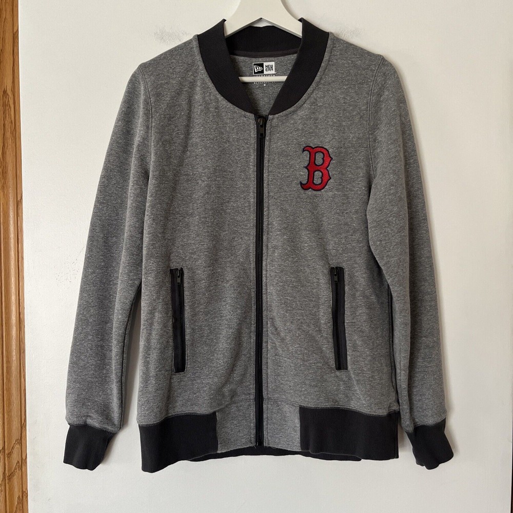 New Era MLB Genuine Merchandise Boston Red Sox Embroidered Full Zip Sweatshirt M