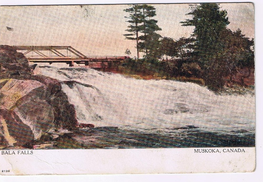Postcard Muskoka Ontario Bala Falls Warwick Bros