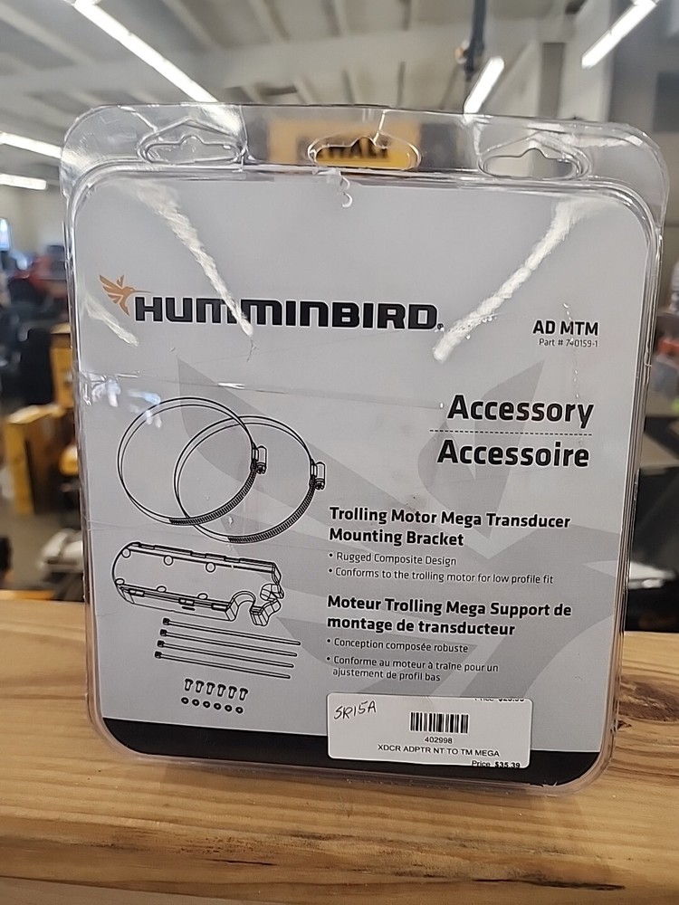 Humminbird 740159-1 Trolling Motor Mega Transducer Mounting Bracket