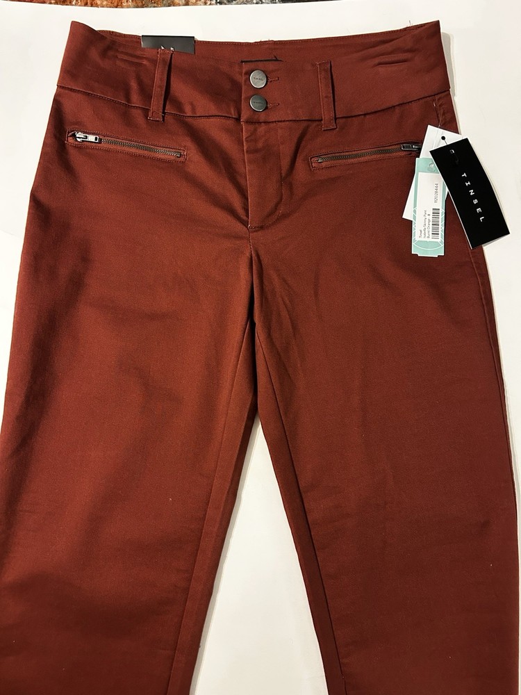 NWT Tinsel Isabella Burnt Orange Rust Skinny Pants Size 8/ 29 Stitch Fix
