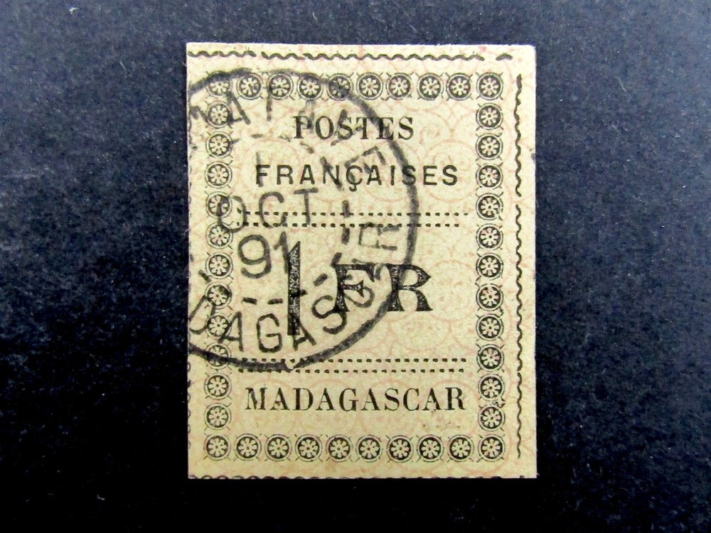 nystamps French Madagascar Stamp # 12 Used $300 Y29y1446