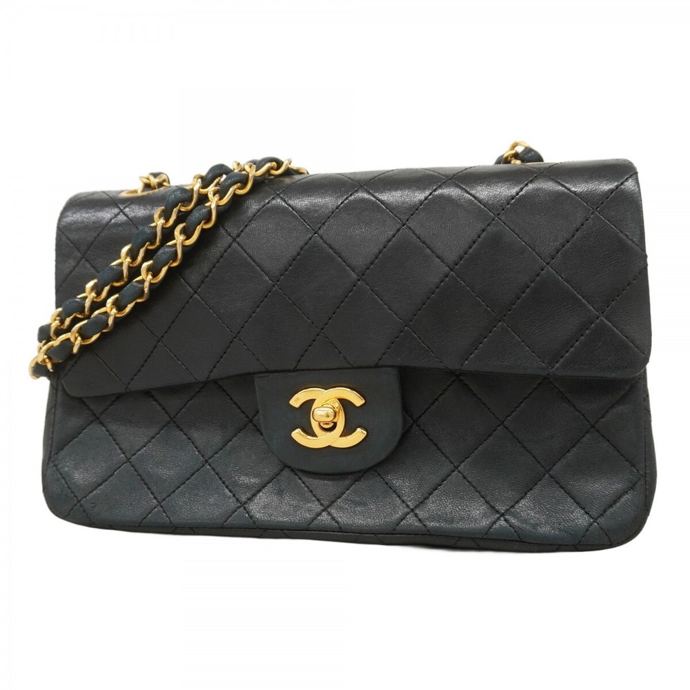 Chanel Lambskin Matelasse Shoulder Bag with Chain Strap 301457