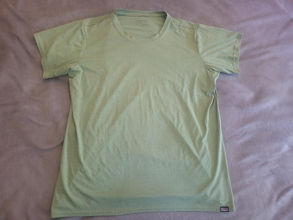Patagonia Shirt Mens XL Green Capilene Cool Daily Performance Tee Running Hiking