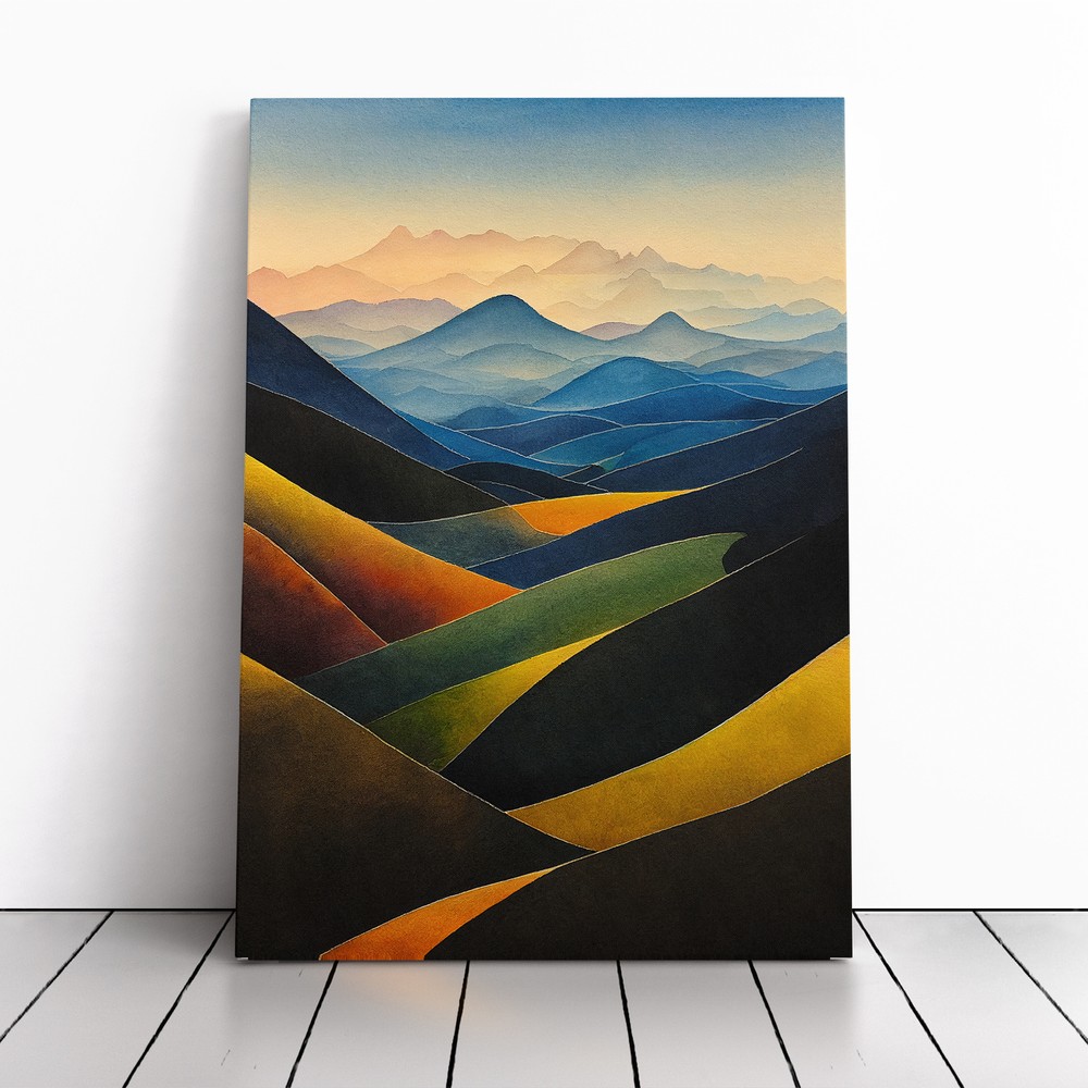 Wondrous Mountain Landscape Canvas Wall Art Print Framed Picture Home Decor